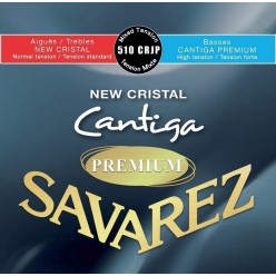 Savarez 7165336 Struny do gitary klasycznej New Cristal Cantiga Premium
